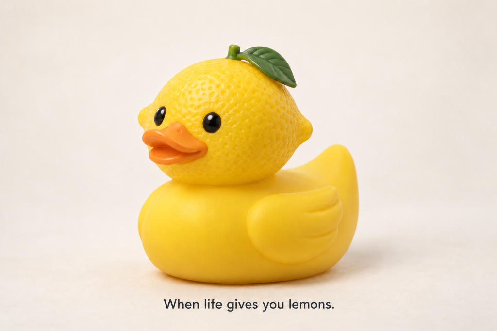 Jeep 4XE Lemon Rubber Duck